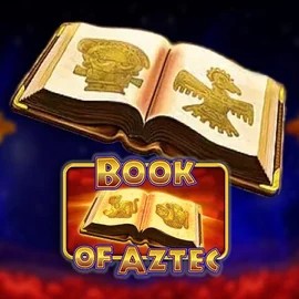 Official Slots logo: Book of Aztec by Amatic Industries at Spinstein Casino