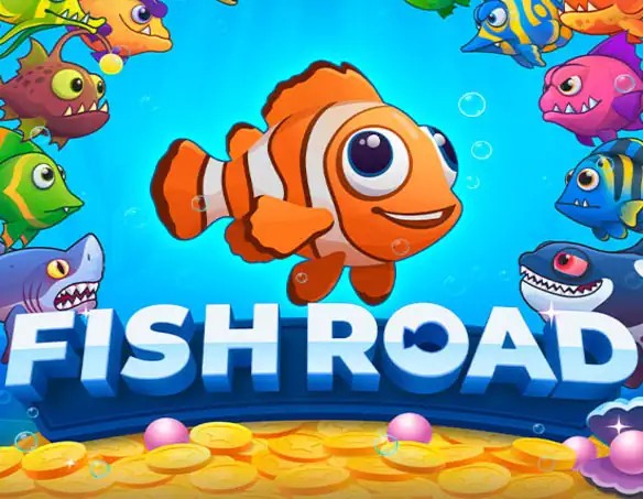 Fish Road slot visual from InOut available on spinsteins.it